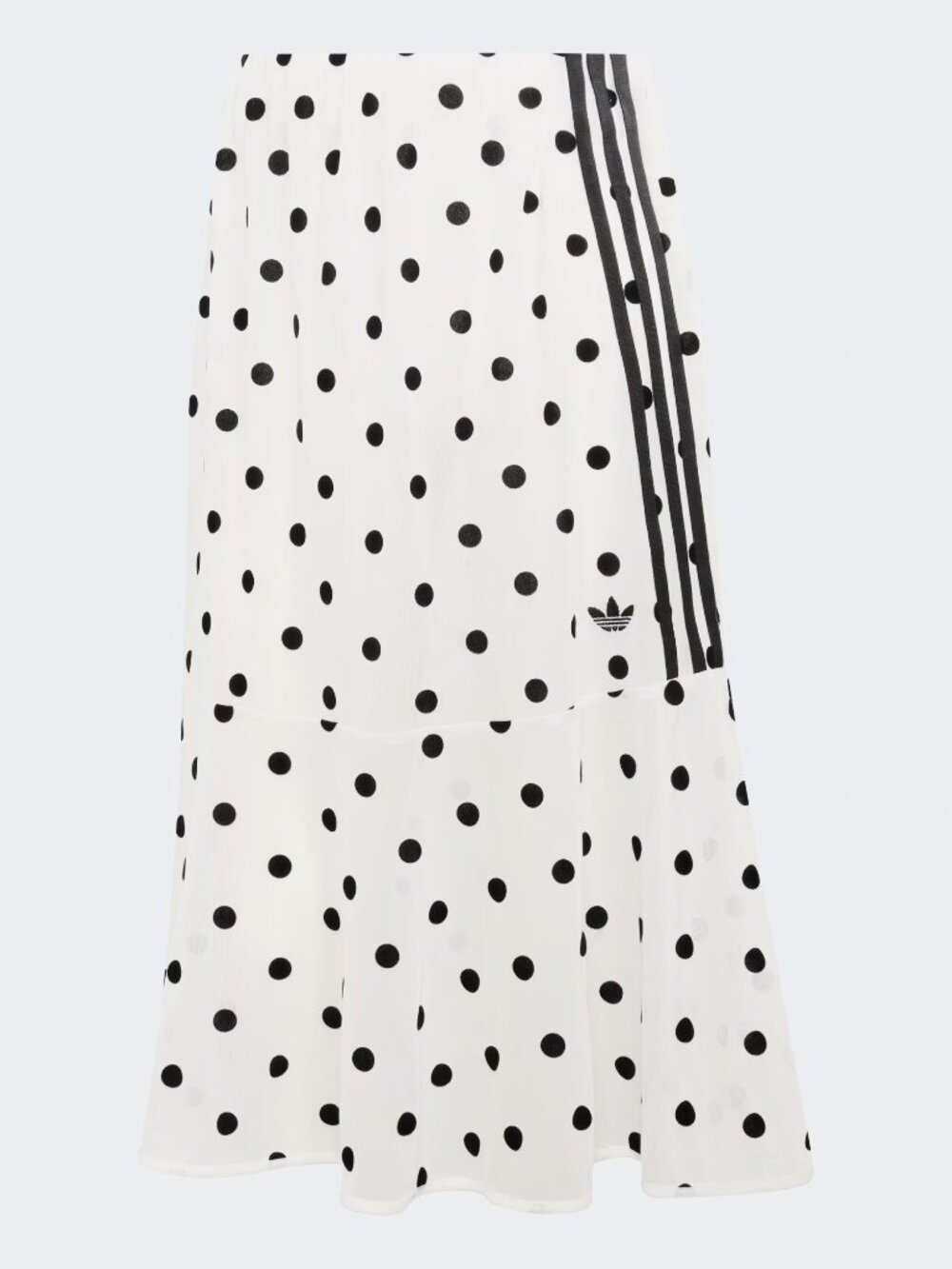 Adidas White Sheer Midi Skirt with Polka Dots NWT - Picture 2 of 6